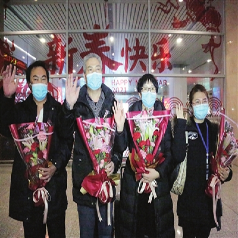 天津支援黑龍江綏化社區疫情防控專家返津